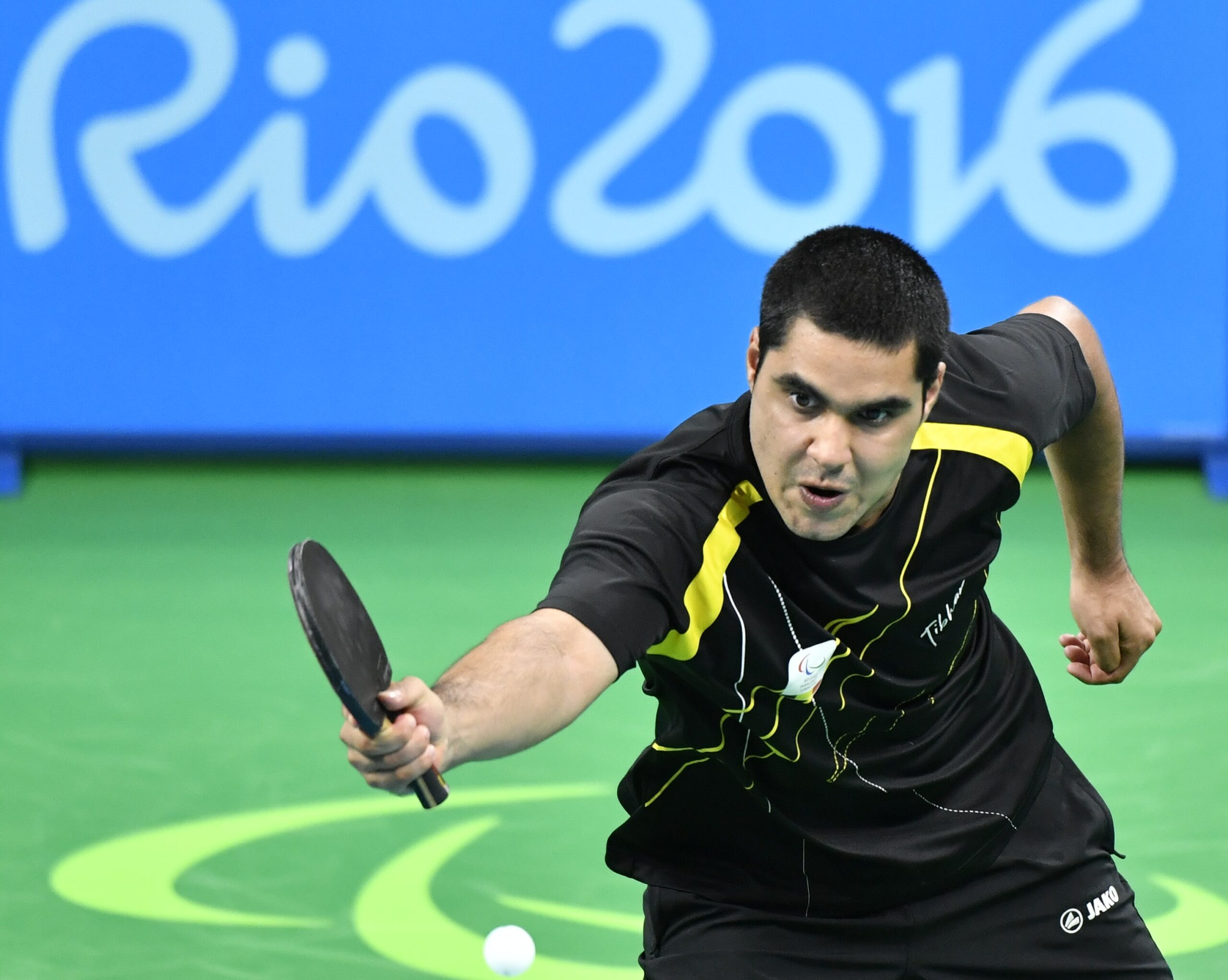 Florian Van Acker in actie